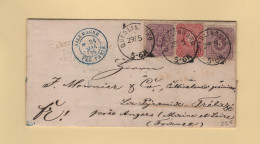 Allemagne - Quedlinburg - 1876 - 29 Mai 1876 - Destination France - Storia Postale