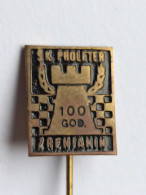 BADGE Z-71-3 - CHESS ECHECS SCHACH AJEDREZ SAKK SAH CLUB PROLETER, ZRENJANIN, SERBIA - Games