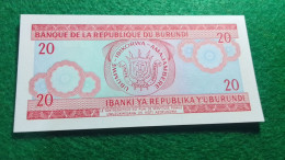 BURUNDİ-    20     FRANK        UNC - Burundi