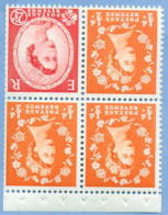 QE989: Bookletpane :  SB 10a :  Wmk Crowns  Inverted - Perforation: I  Chalky Paper - Sonstige & Ohne Zuordnung