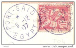 Zz348:10ct: PORT SAID EGYPT - Sonstige & Ohne Zuordnung