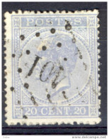 Px928:N°18A:getand:15: Ps: 401: WETTEREN - 1865-1866 Perfil Izquierdo