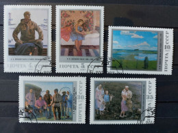 USSR, Sowjetunion 1987: Michel 5762-5766 Used, Gestempelt - Used Stamps