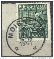 Xv831: N° 768 :/ Fragment: *MOIGNELEE* Sterstempel - 1948 Exportation