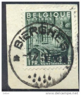 Xv841: N° 768 / Fragment: * BIERGES * : Sterstempel - 1948 Exportation