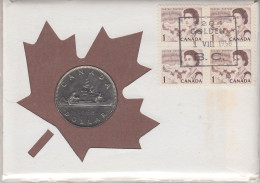 Canada Numisletter 1 Dollar Coin Ca Golden B.C. 1.8.1968 (CN153A) - Cartas & Documentos