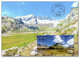 Switzerland  2023 (Box2) UNESCO Tektonikarena Sardona Tschingelhörner Mountains Berge Montagnes Montagne FDC - Brieven En Documenten