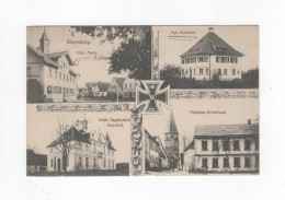 1918 Bayern Markt Allersberg (Lkr Roth) Mehrbilder Fotokarte Mit Hint. Markt, Forsthaus, Jagdschloss, Schulhaus - Allersberg