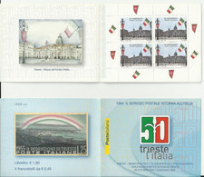 2004 - Italia - 50° Anniversario Trieste All'Italia - Libretto Nuovo - Booklets