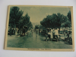 MANFREDONIA  VIALE MIRAMARE ANIMATA CARROZZELLA CON CAVALLO AUTO   PUGLIA  NON  VIAGGIATA  COME DA FOTO  F/GRANDE °°°° - Manfredonia