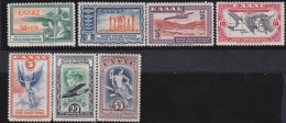 Greece       .  Michel      .    355/361    .       *     .    Mint-hinged - Unused Stamps