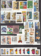 2011 Brazil Collection Of 57 Different Stamps  MNH - Neufs