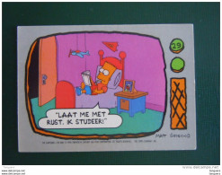 29 The Simpsons Topps 1990 Trading Cards Belgum Dutch Nederlands Neerlandais - Otros & Sin Clasificación