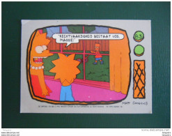 83 The Simpsons Topps 1990 Trading Cards Belgum Dutch Nederlands Neerlandais - Sonstige & Ohne Zuordnung