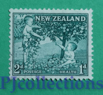 S753- NUOVA ZELANDA - NEW ZEALAND 1956 BAMBINI - CHILDREN 2d+1d HEALTH USATO - USED - Oblitérés