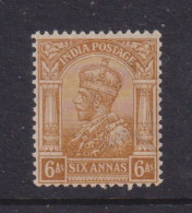 INDIA - 1911-22 George V Star Watermark 6a Hinged Mint - 1911-35 King George V