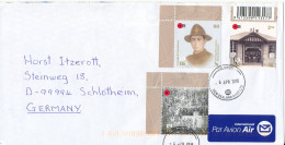 New Zealand Cover Sent Air Mail To Germany 6-4-2016 Topic Stamps - Briefe U. Dokumente