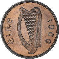 Irlande, 1/2 Penny, 1966, SPL+, Bronze, KM:10 - Irland