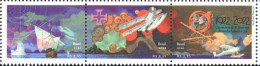 Mint  Stamps South Atlantic Ship Airplane 2022  From  Brazil Brasil - Neufs
