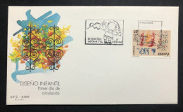 SPAIN, Uncirculated FDC,« Diseño Infantil », « Childisch Drawing », « EXPO '92 SEVILLA », 1992 - 1992 – Séville (Espagne)