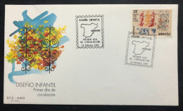 SPAIN, Uncirculated FDC,« Diseño Infantil », « Childisch Drawing », « EXPO '92 SEVILLA », « Philatelic Exhibition »,1992 - 1992 – Séville (Espagne)