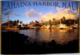 26-11-2023 (3 V 26) USA (posted To Australia 2001) Maui Island - Lahaina Harbor (before Terrible 2023 Fire) - Maui