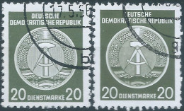 Germany-Deutschland,1954 /1956 Eastern Democratic Republic,DDR ,Service, Obliterated - Gebraucht