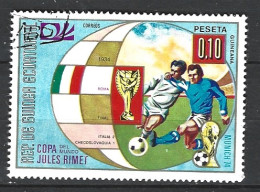 GUINEE EQUATORIALE. Timbre Oblitéré De 1974. Victoire De L'Italie. - 1934 – Italie