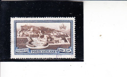 VATICANO  1933 - Sassone  Ex 4° - - Priority Mail