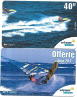 @+ Cartes Outremer Telecom De La Réunion - Sports Nautiques - Réunion