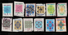 TURKEY - MIXTURE OF OFFICIAL STAMPS ON PAPER - - Gebruikt