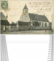 78 MAGNY-LES-HAMEAUX. Place Et Eglise 1907 - Magny-les-Hameaux