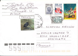 Russia Cover Nice Franked Sent To Denmark 1999 Topic Stamps - Briefe U. Dokumente