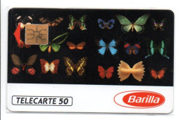 D 430 BARILLA 2 Papillon  Télécarte FRANCE 50 Unités Phonecard (J 939) - Telefoonkaarten Voor Particulieren