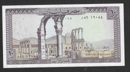 Libano - Banconota Non Circolata FdS UNC Da 10 Livres P-63f - 1986 #19 - Libano