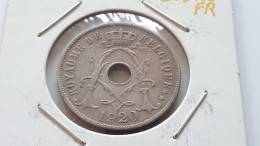 BELGIQUE ALBERT PREMIER 25 CENTIMES 1920 COTES : 1€-3.50€-15€-50€ - 25 Cent