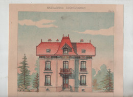 Habitations Economiques Maison Bourgeoise à Villefranche Sur Saône Architecte Montarlot - Non Classificati