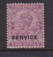 INDIA - 1912-13 George V Official Opt Service 2a Hinged Mint - 1911-35 King George V