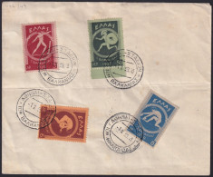 F-EX35349 GREECE 1939 GAMES SPECIAL CANCEL ARCHEOLOGY.   - Briefe U. Dokumente