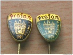 Badge Z-15 - PRAZAN, PRAHA PIVOVARY, Brewery, Brasserie, BIERE, BEER - 2 Pins - Bière