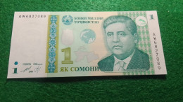 TACİKİSTAN-         1      SOMONİ       UNC - Tajikistan