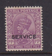 INDIA - 1932-36 George V Official Opt Service 1a3p Hinged Mint - 1911-35 King George V