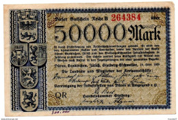 Deutschland - Germany - Allemagne - Billet Allemagne 1923 50000 Mark - Sin Clasificación