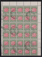 Australia, Scott J87 (SG D133a), Used Pane - Segnatasse