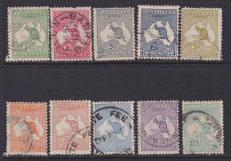 Australia, Scott 1-10 (SG 1-11), Used (6p Slight Crease) - Oblitérés