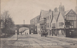 ROYAUME-UNI ANGLETERRE CHESHIRE CHESTER LOWER BRIDGE STREET AND BRIDGE GATE - Chester