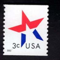 205967708 2002 SCOTT 3615 (XX)  POSTFRIS MINT NEVER HINGED  - STAR COIL STAMP - Nuevos