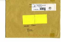 2023 - Vignette De Guichet "LETTRE VERTE SUIVIE" - Cartas & Documentos