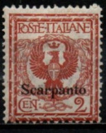 SCARPANTO 1912-6 * - Aegean (Scarpanto)