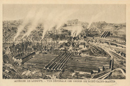 54) Vue D'ensemble Des Aciéries De Longwy - Usine De MONT-SAINT-MARTIN - Mont Saint Martin